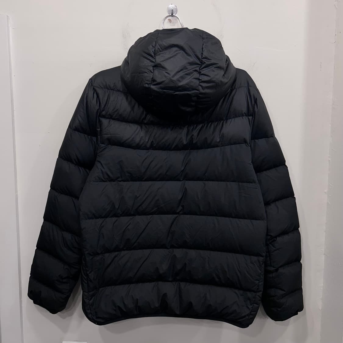 나이키 스우시 사선 퀼팅 덕다운 후드 숏패딩 상품이미지6