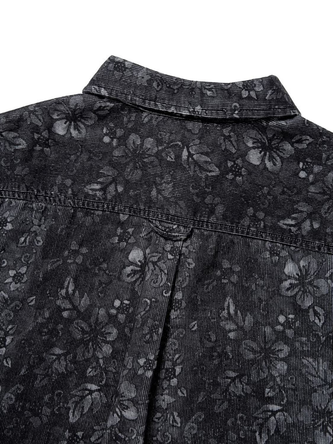 20FW 디스이즈네버댓 Floral Corduroy Shirt Black 상품이미지5