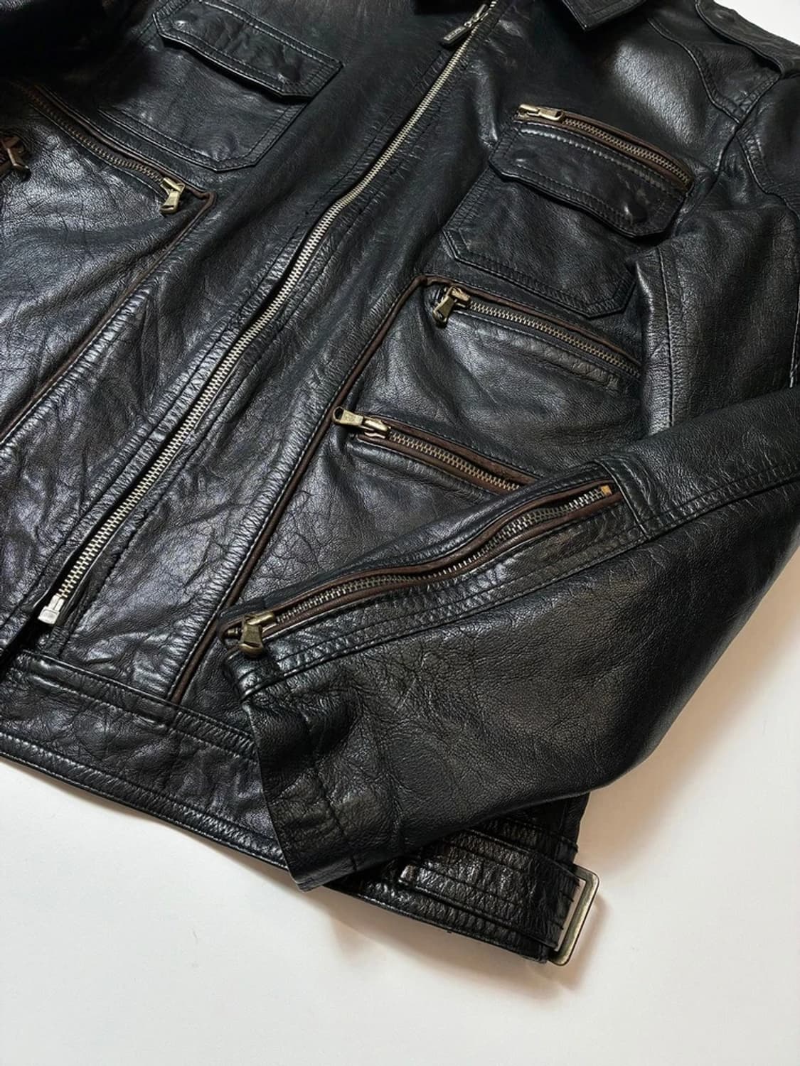 Selected 00's 해체주의 양가죽 자켓 PN8471 상품이미지4