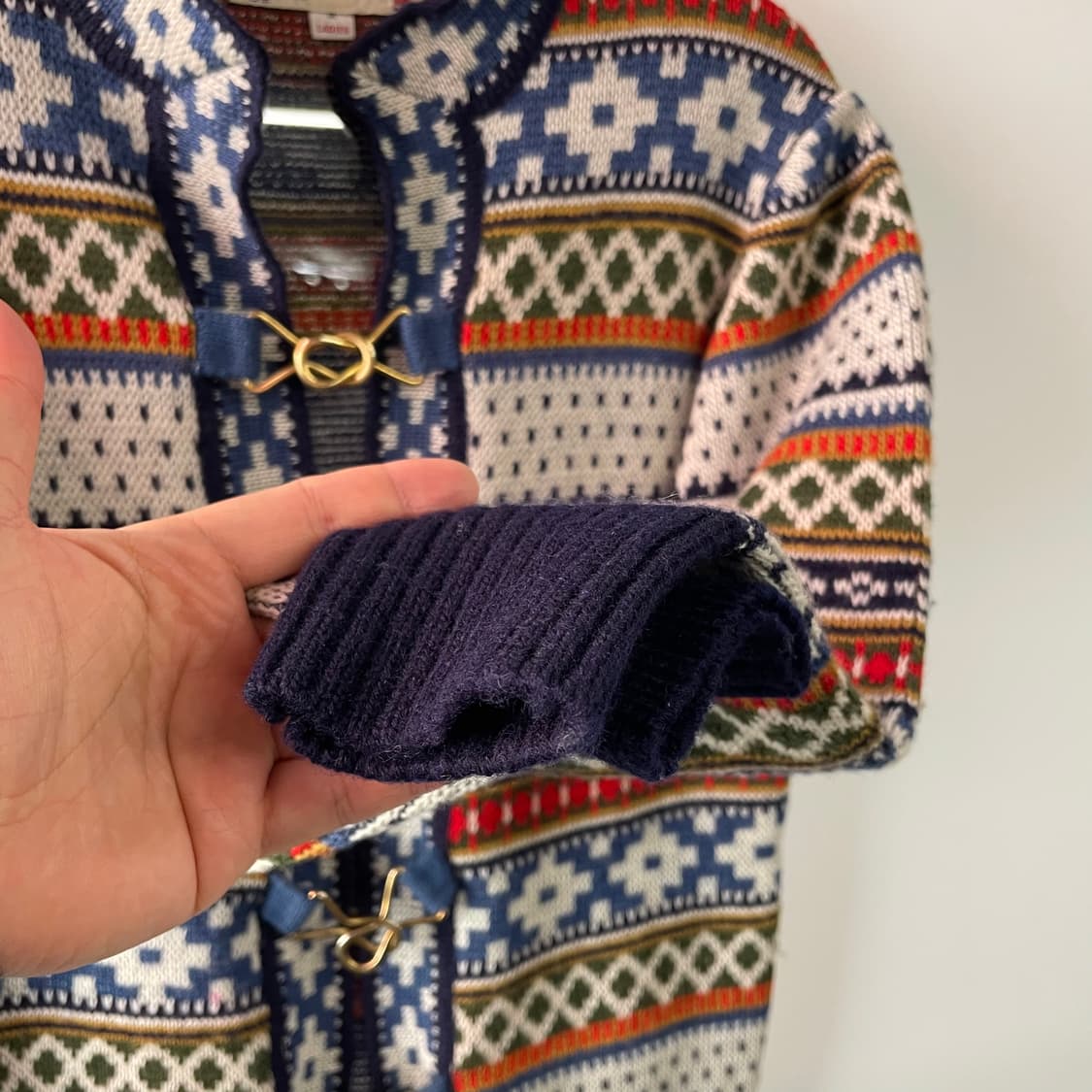 맥그리거 엔틱 울 노르딕 가디건 상품이미지6