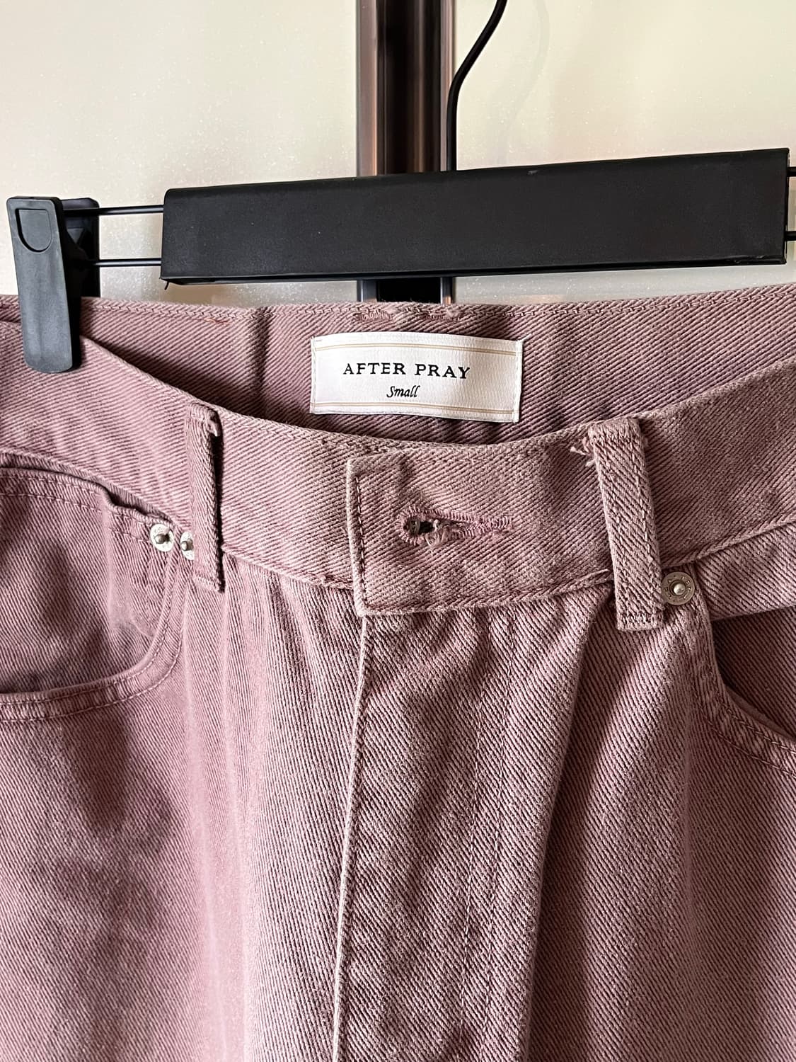 애프터프레이 데님 팬츠 그레이프 S 상품이미지2