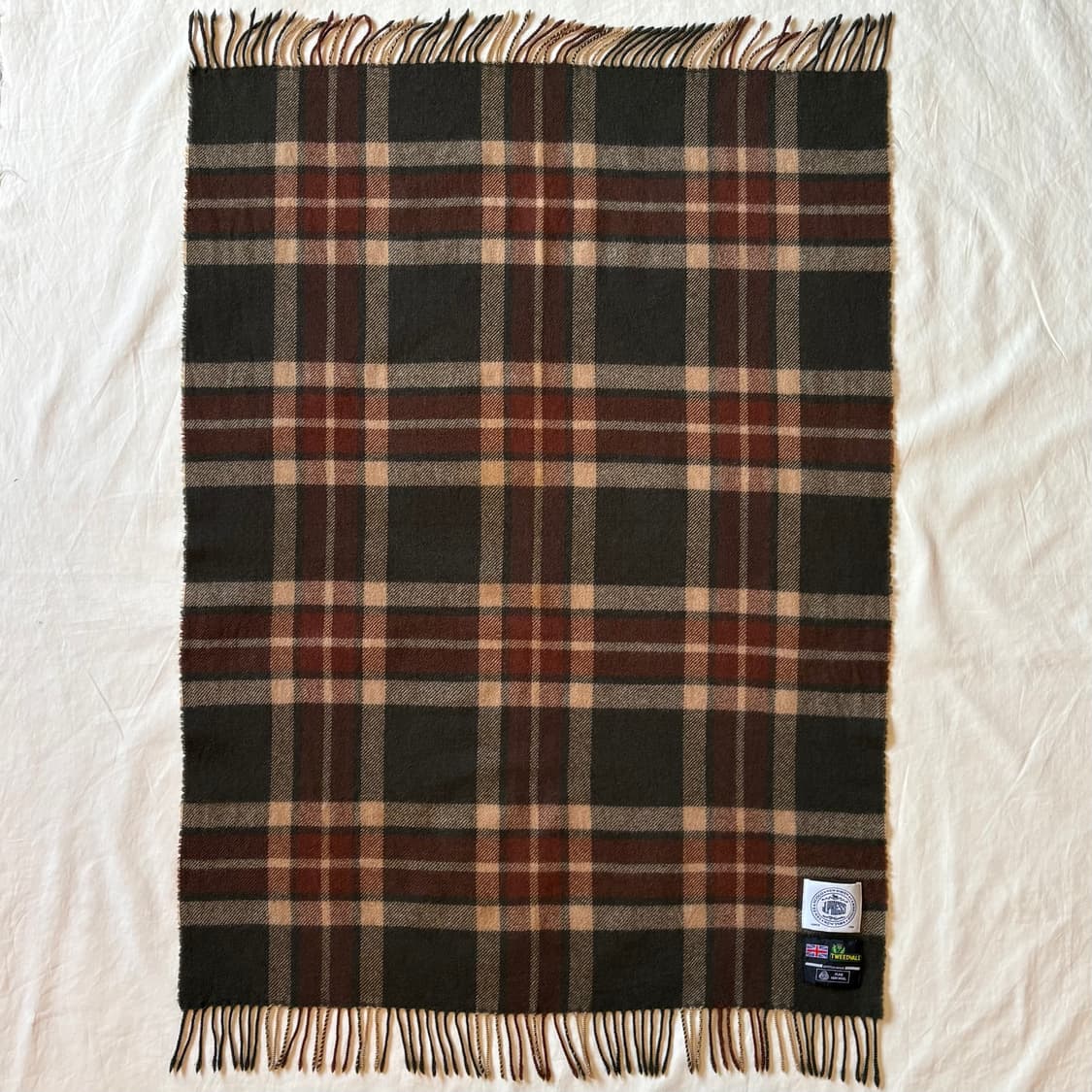 J.PRESS x TWEEDVALE 영국 클래식 타탄 체크 울 머플러 상품이미지2