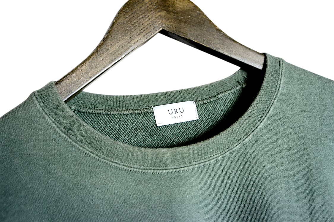 우루 도쿄 가먼트 다이 가공 스웻셔츠 상품이미지3