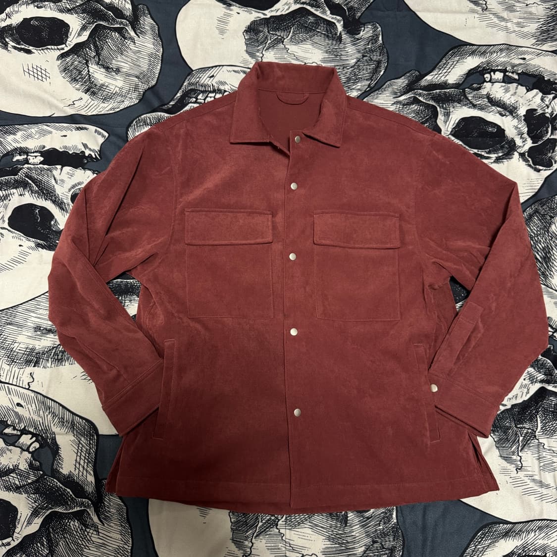 stco 에스티코 스웨이드남방 L사이즈  상품이미지1