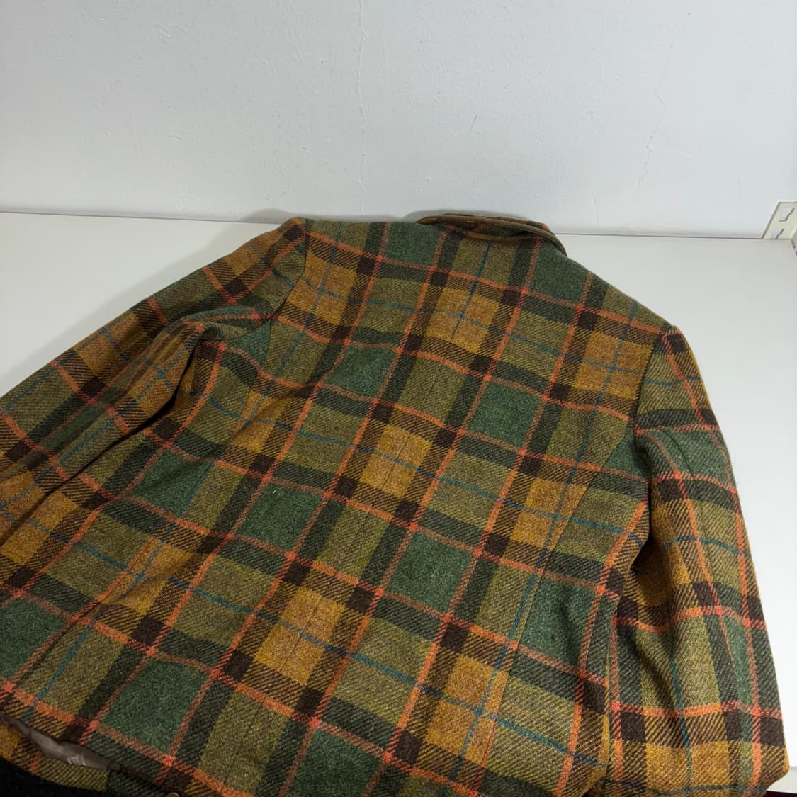 우먼M-L 닥스우먼 스웨이드포인트 트위드 울자켓 상품이미지3