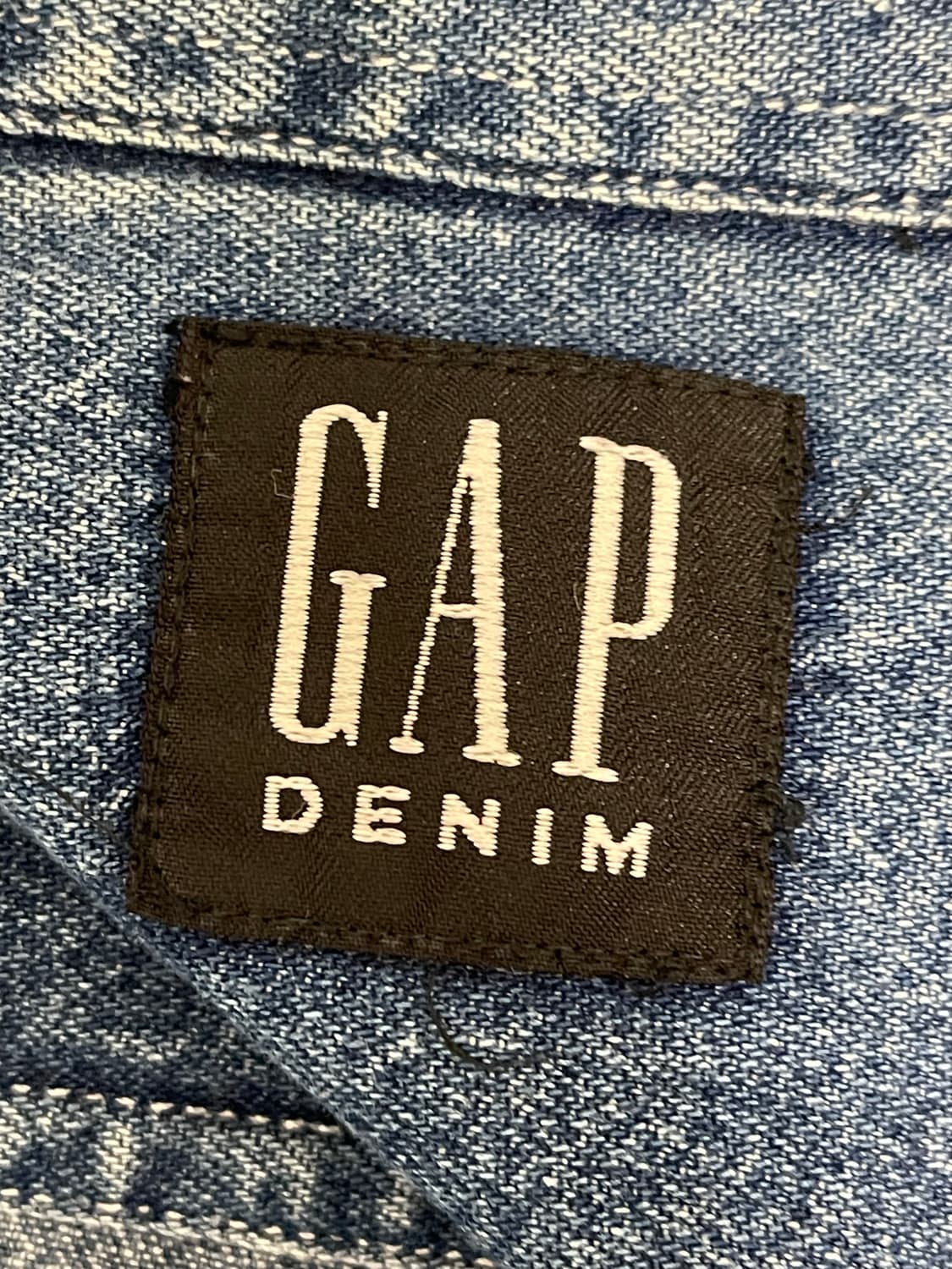 90s 올드 갭(GAP) 데님 헤비 데님 셔츠 L 상품이미지8