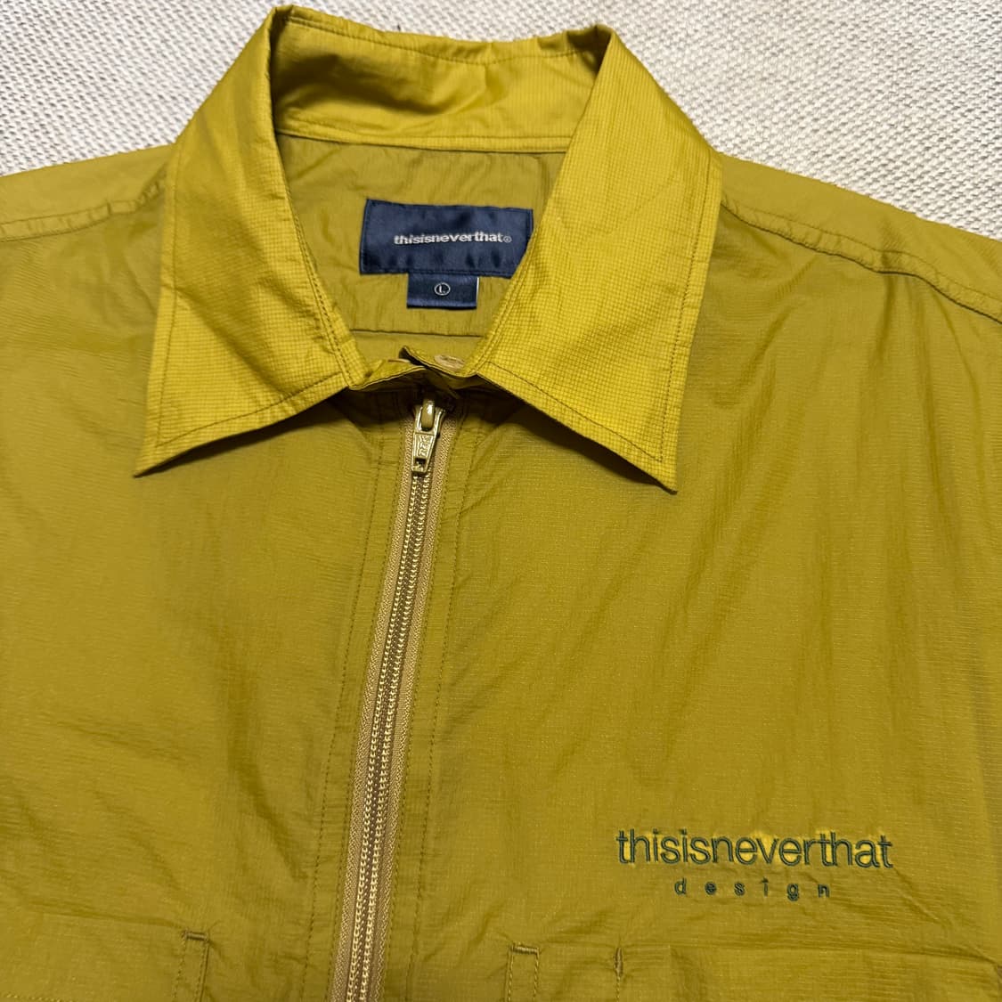 디스이즈네버댓 하프집업 나일론 셔츠 상품이미지2