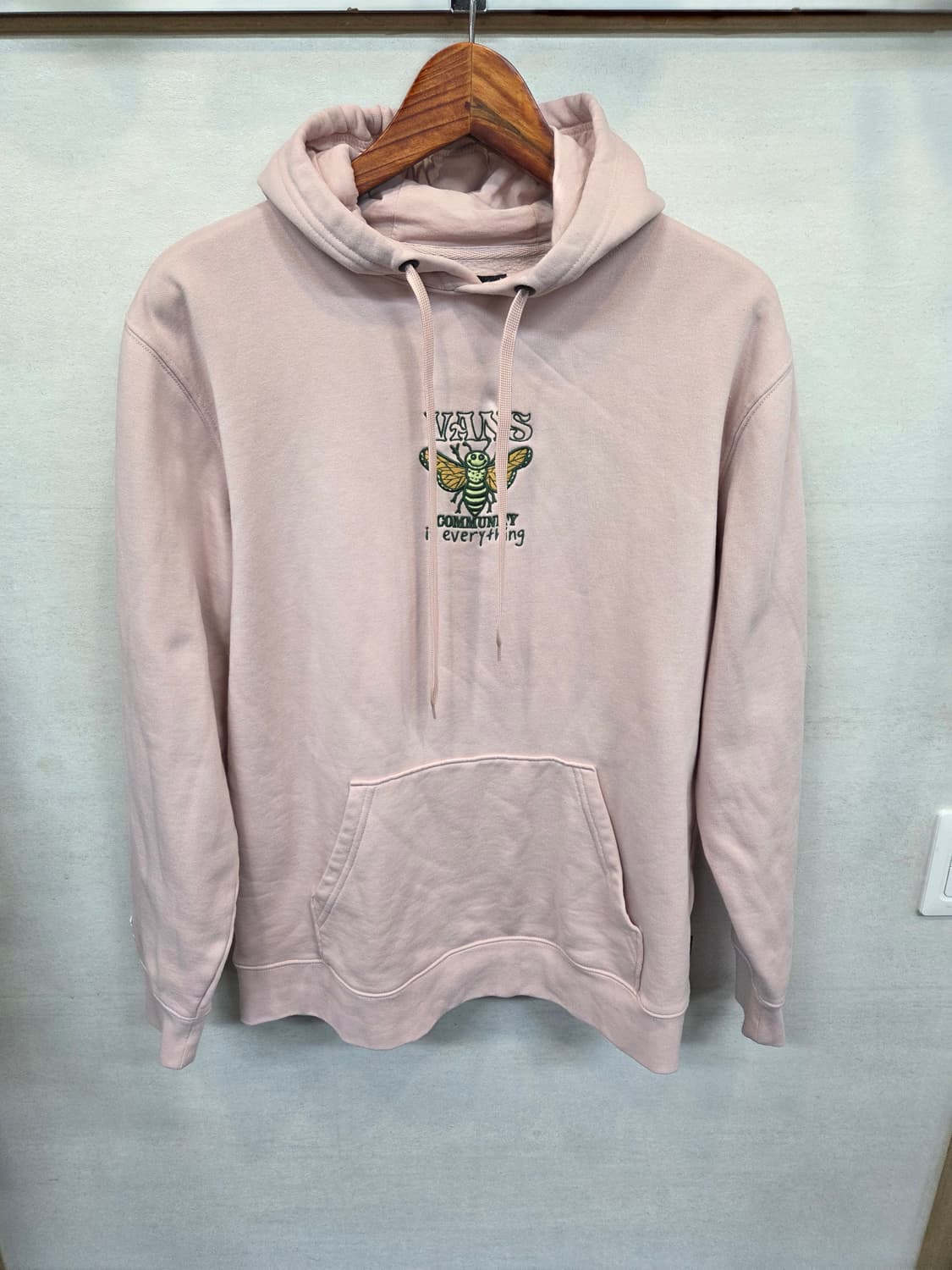 반스 그로쓰가든 꿀벌 자수로고 기모 후드티 m 상품이미지1