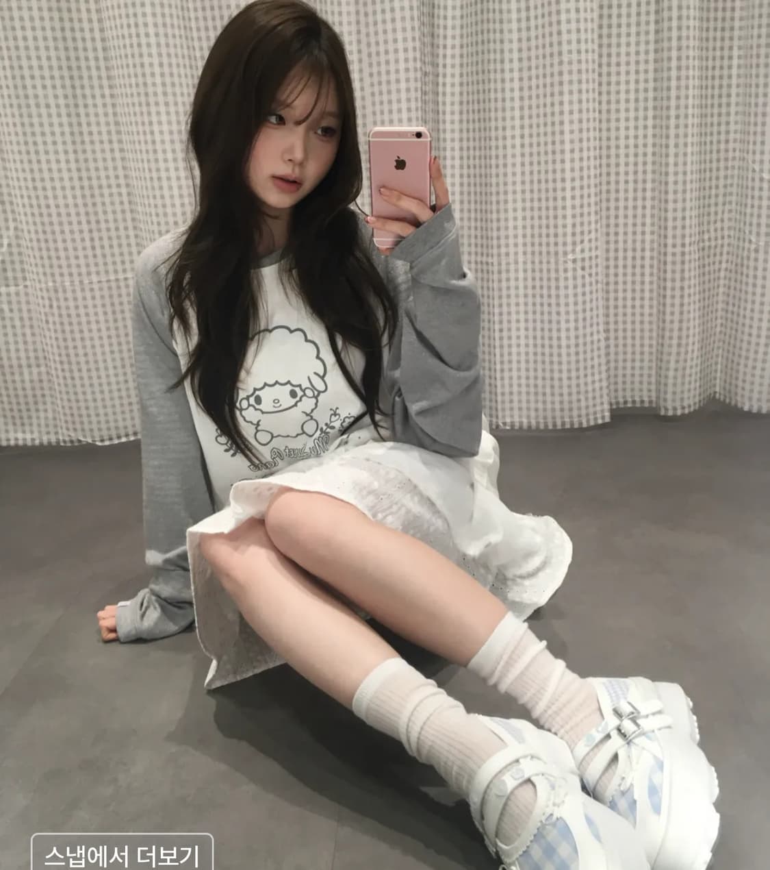 뚜오미오 패치워크 플랫폼 메리제인 화이트  상품이미지7
