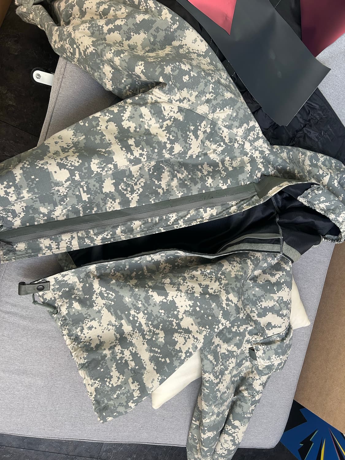 미군 야상 바람막이 L 상품이미지1