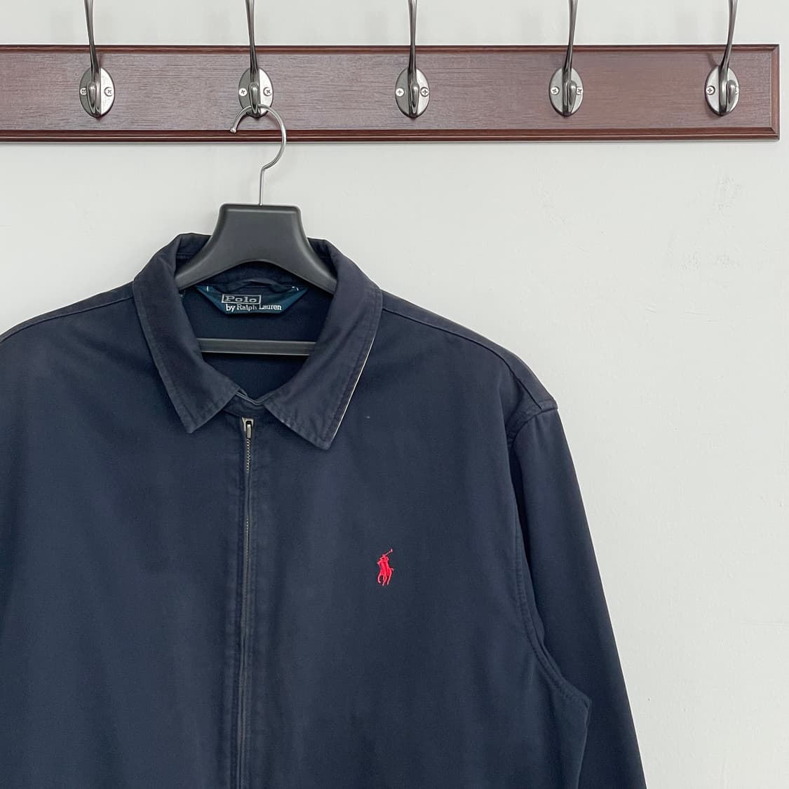 폴로 랄프로렌 블루 네이비 코튼 쉘 스윙 자켓 상품이미지2