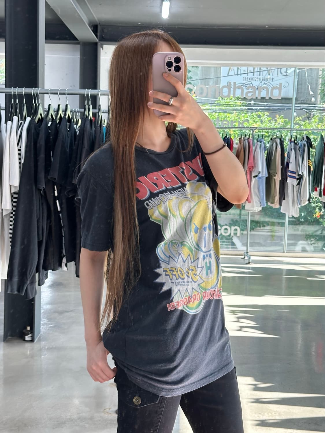 히스테릭글래머 퍽베어 뉴리퀴드 반팔티  상품이미지2