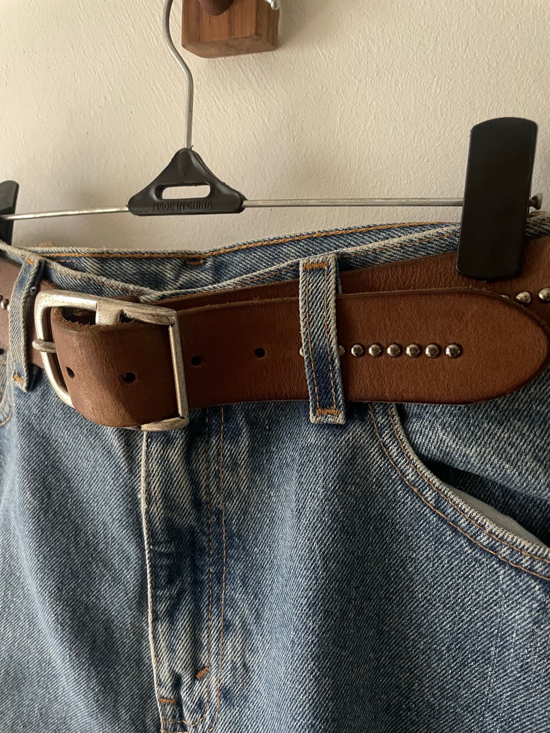 JPN Vintage Leather Belt 상품이미지3