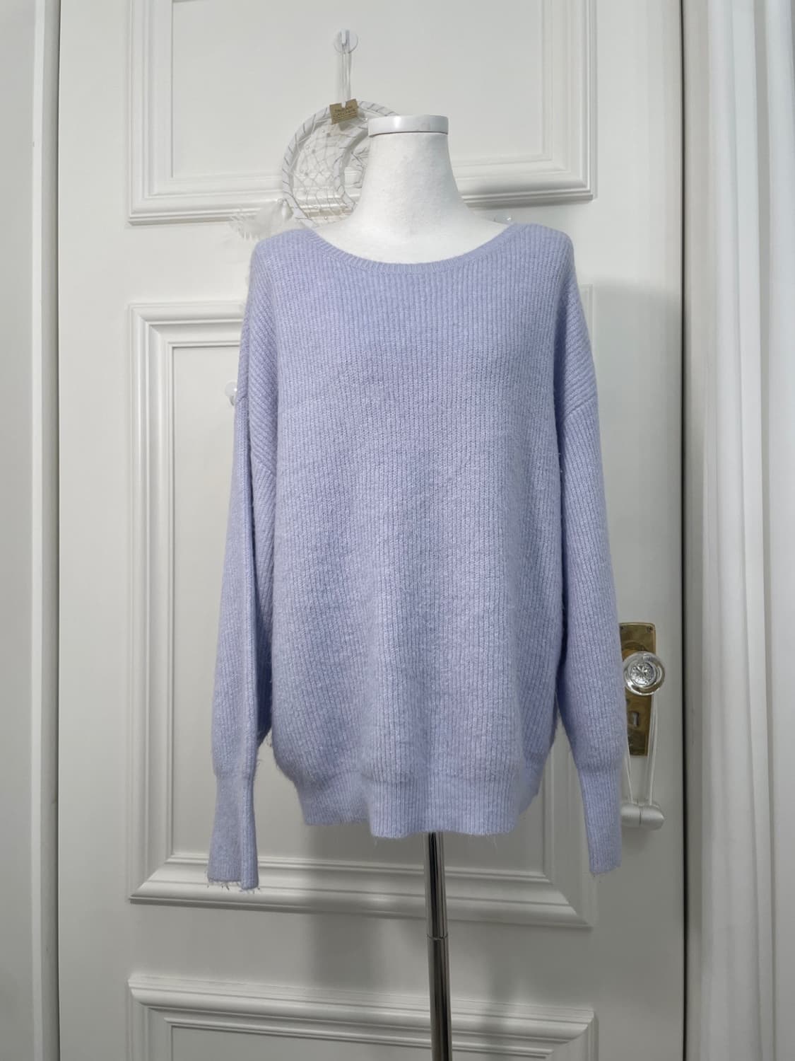 blueberry basic loose sweater(size-M) 상품이미지1