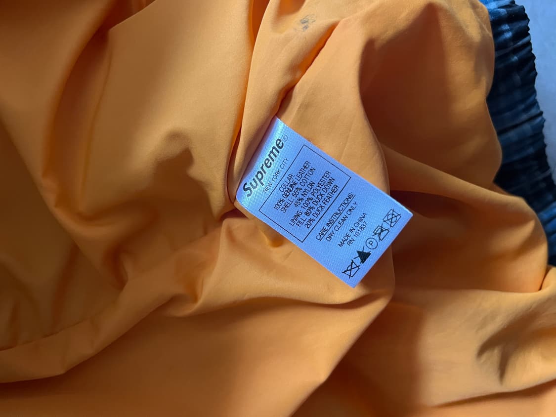 Xl 슈프림 레더카라 퍼피 자켓 상품이미지4