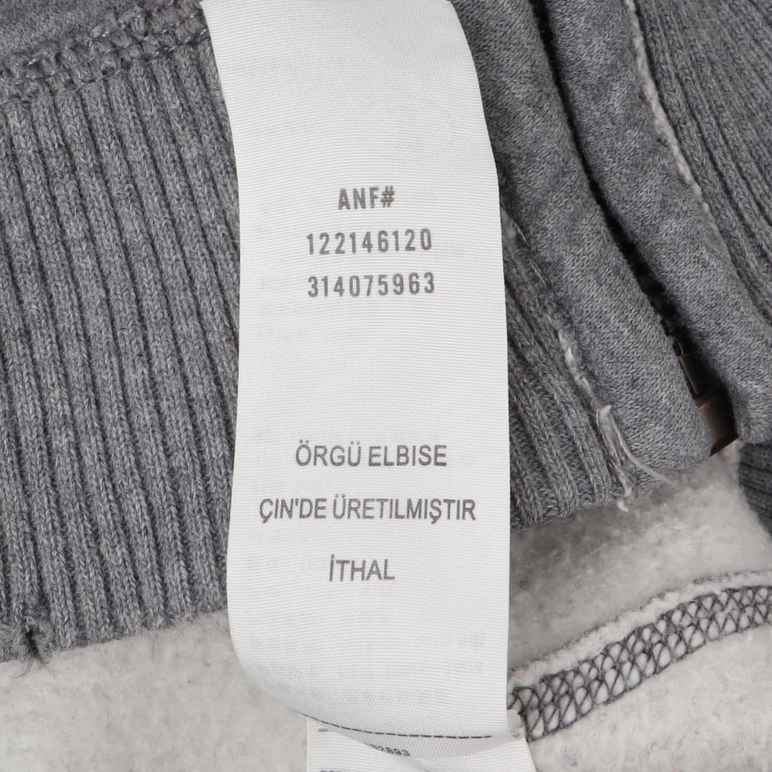 아베크롬비 그레이 아치 로고 헤비 후드집업 상품이미지10