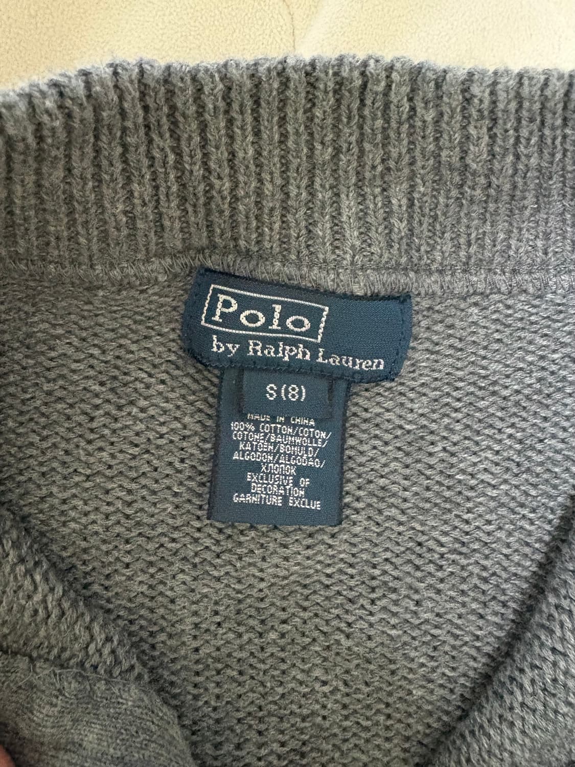 폴로랄프로렌 빅포니 니트집업 상품이미지3
