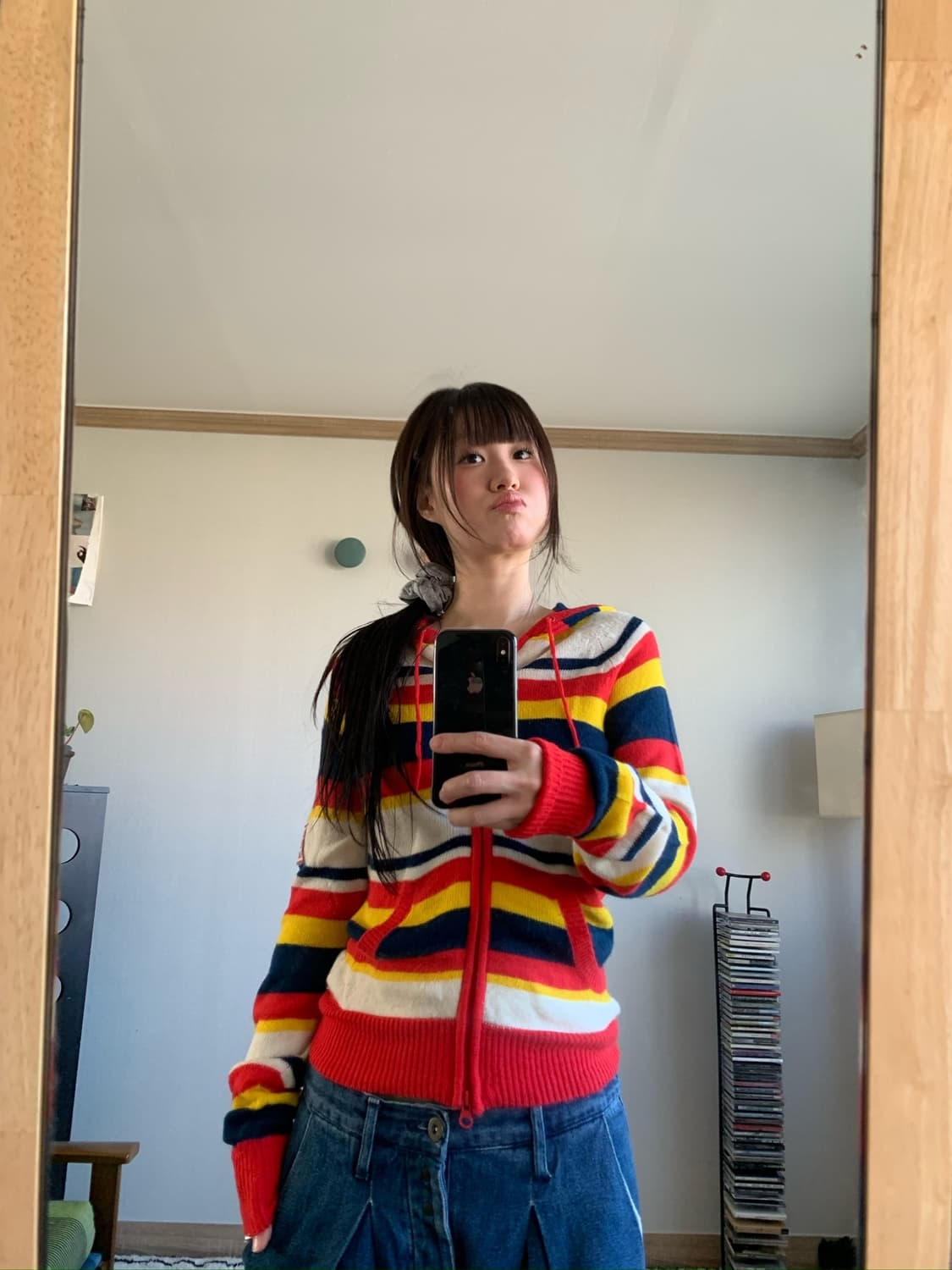 kitsch stripe.. knit zip-up 상품이미지5