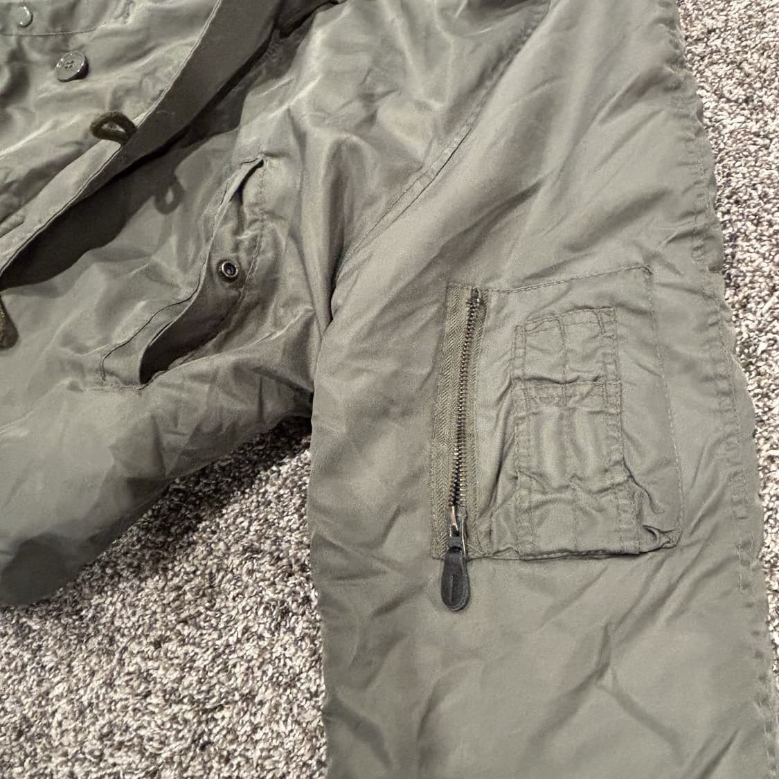 80s 알파 인더스트리 N-2B 헤비 플라잉 자켓 상품이미지6