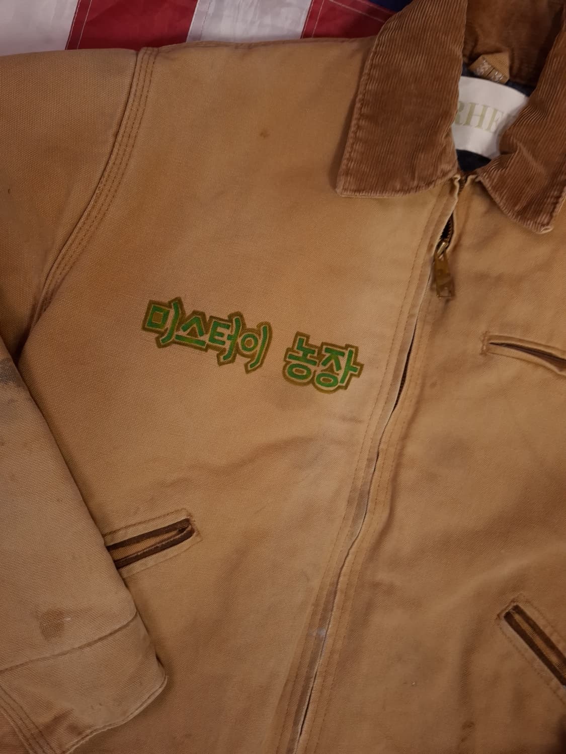 오리지날 90's 칼하트 디트로이트 핸드페인팅 자켓 상품이미지8