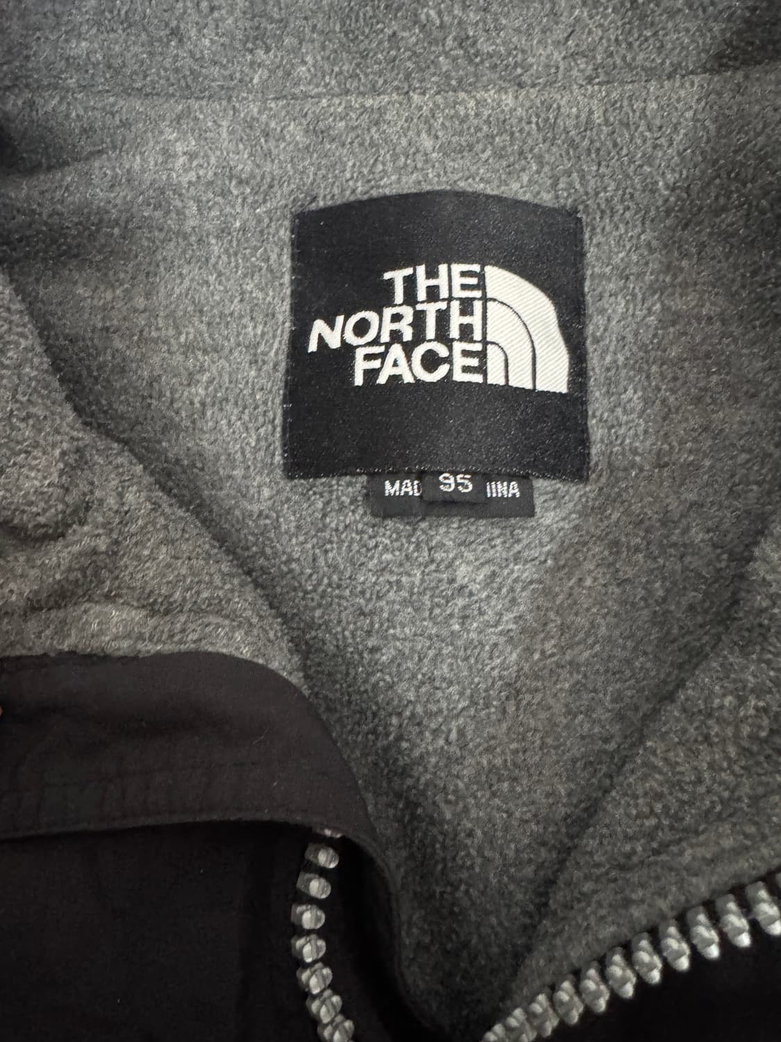 노스페이스 안감 후리스 바람막이 점퍼 XL 블랙 상품이미지4