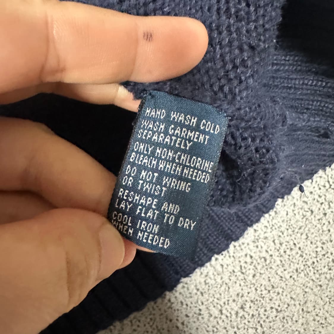 ✨ (바배) 폴로 랄프로렌 브이넥 니트 상품이미지4