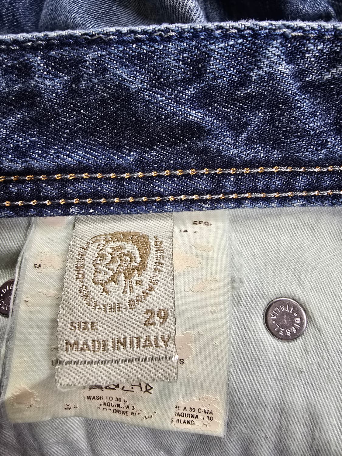 디젤 워싱 데님 청바지 (1523) 상품이미지6