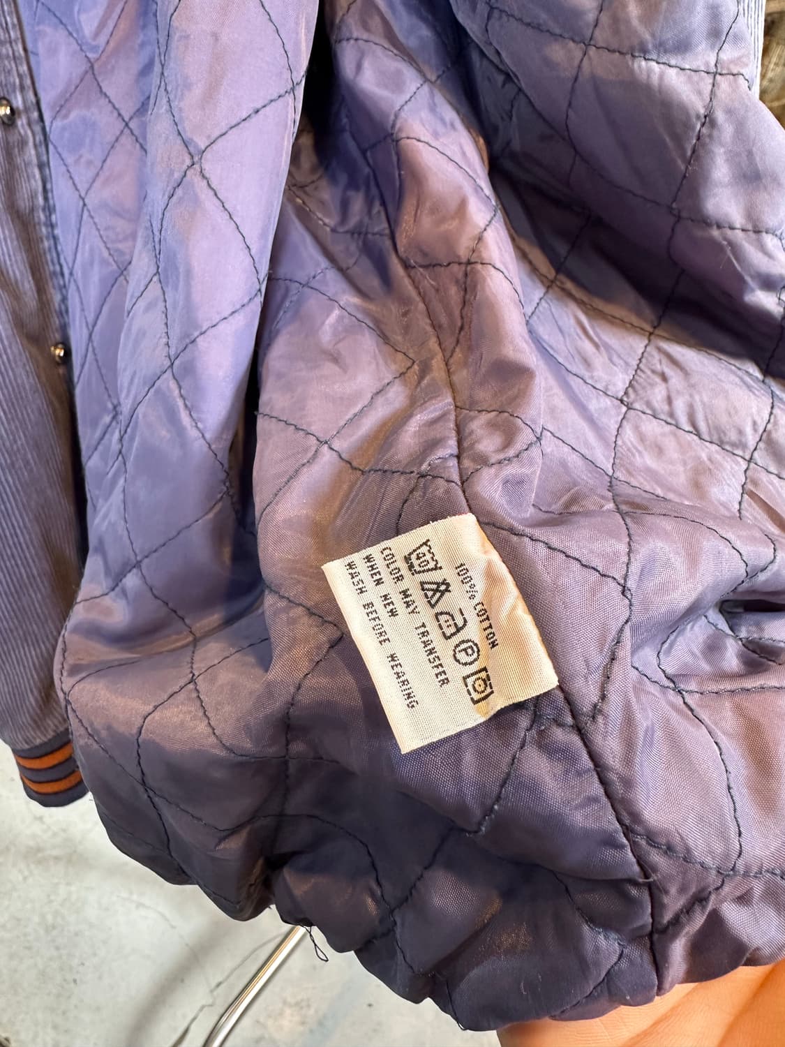 90s 리바이스 페이드 코듀로이 바시티 자켓 상품이미지10