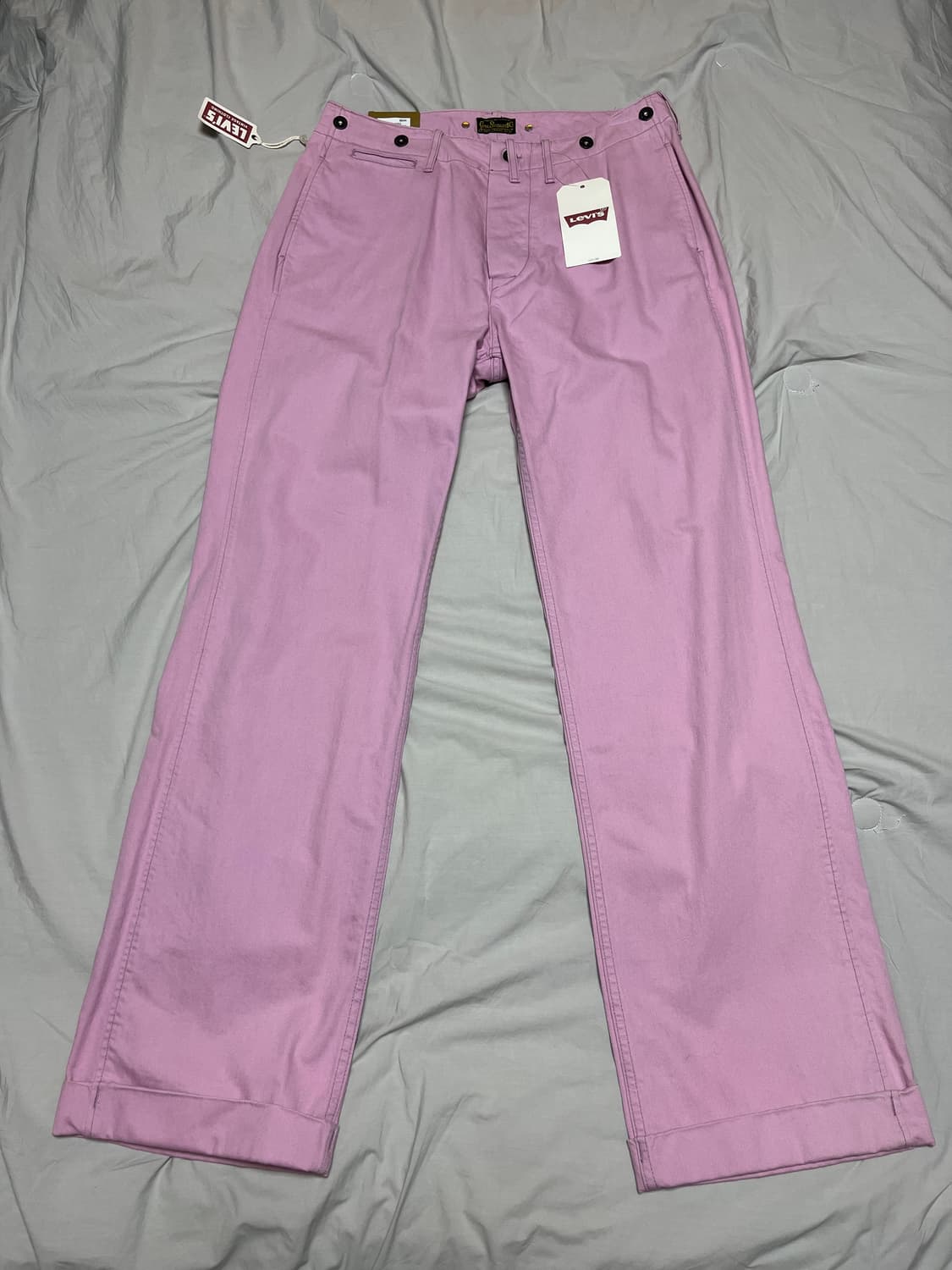 [32] LVC 20s 치노 팬츠 핑크 새상품 상품이미지5