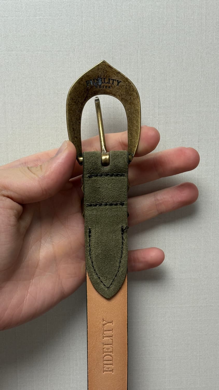 피델리티 스웨이드 벨트 상품이미지3