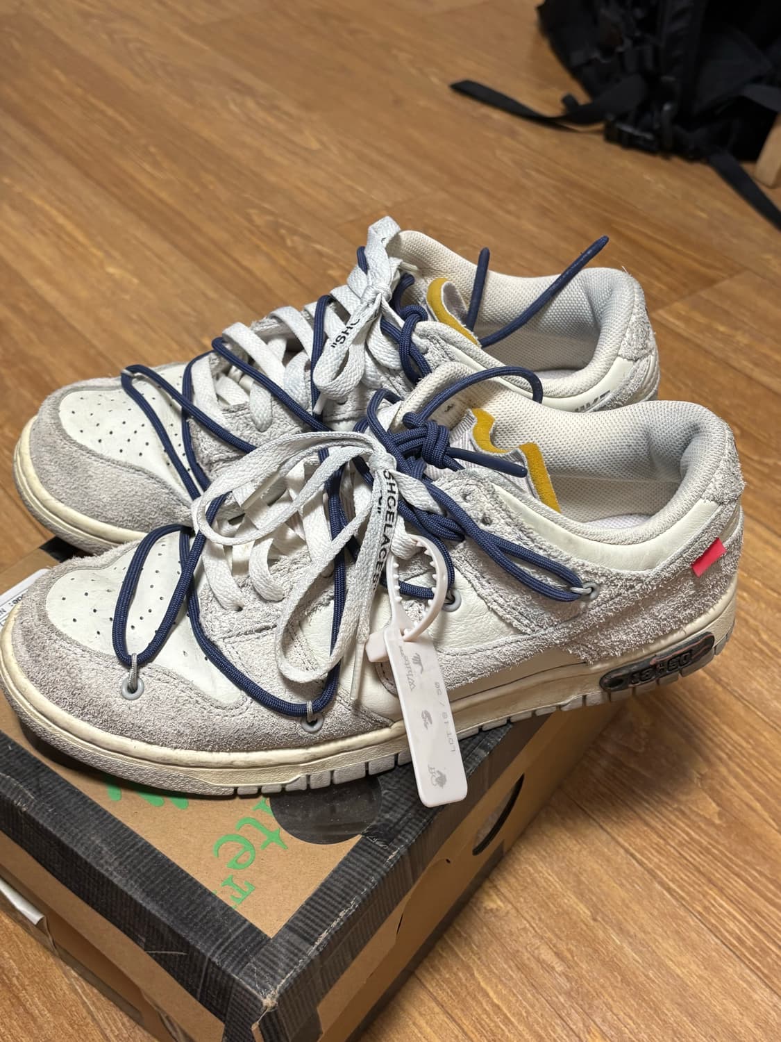 나이키 x 오프화이트 덩크 로우 더 50 - 로트 18 상품이미지3