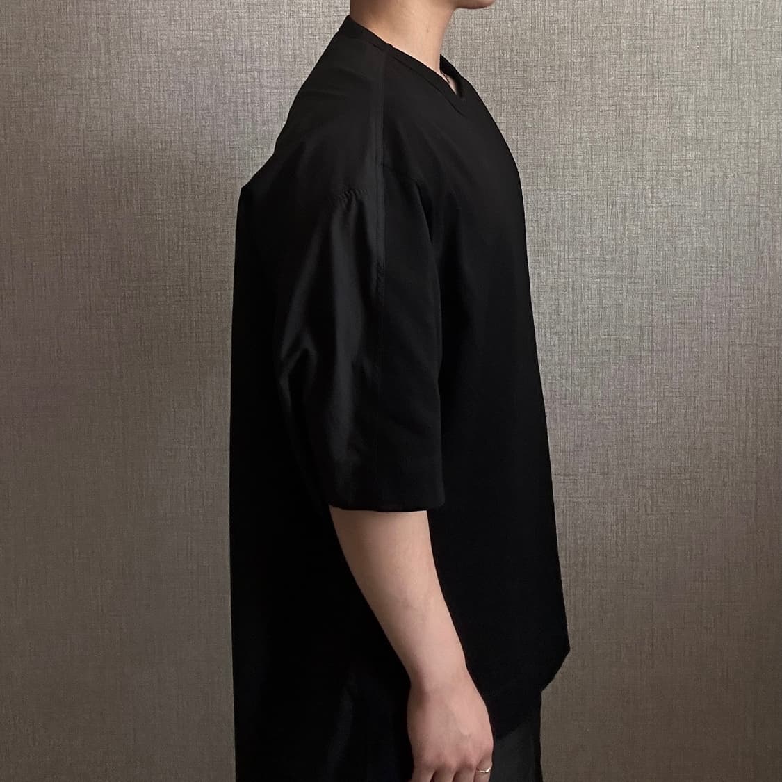 Juun.J 18FW 나일론 포인트 반팔 티셔츠 상품이미지2