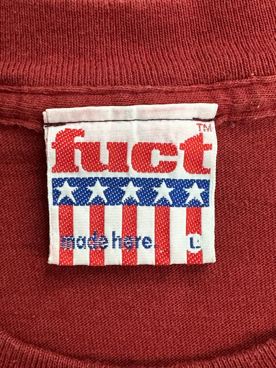Early 90s FUCT 'my name is satan' 티셔츠 L 상품이미지7