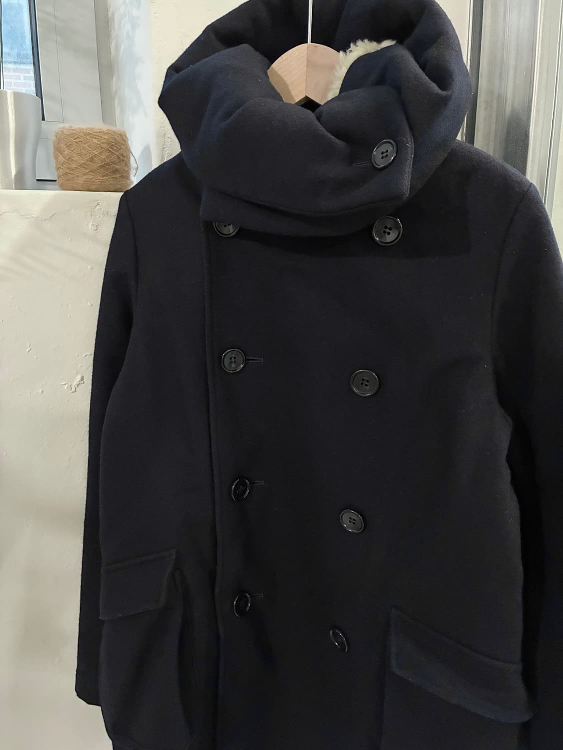 GOMME 고무 후드 코트 상품이미지4