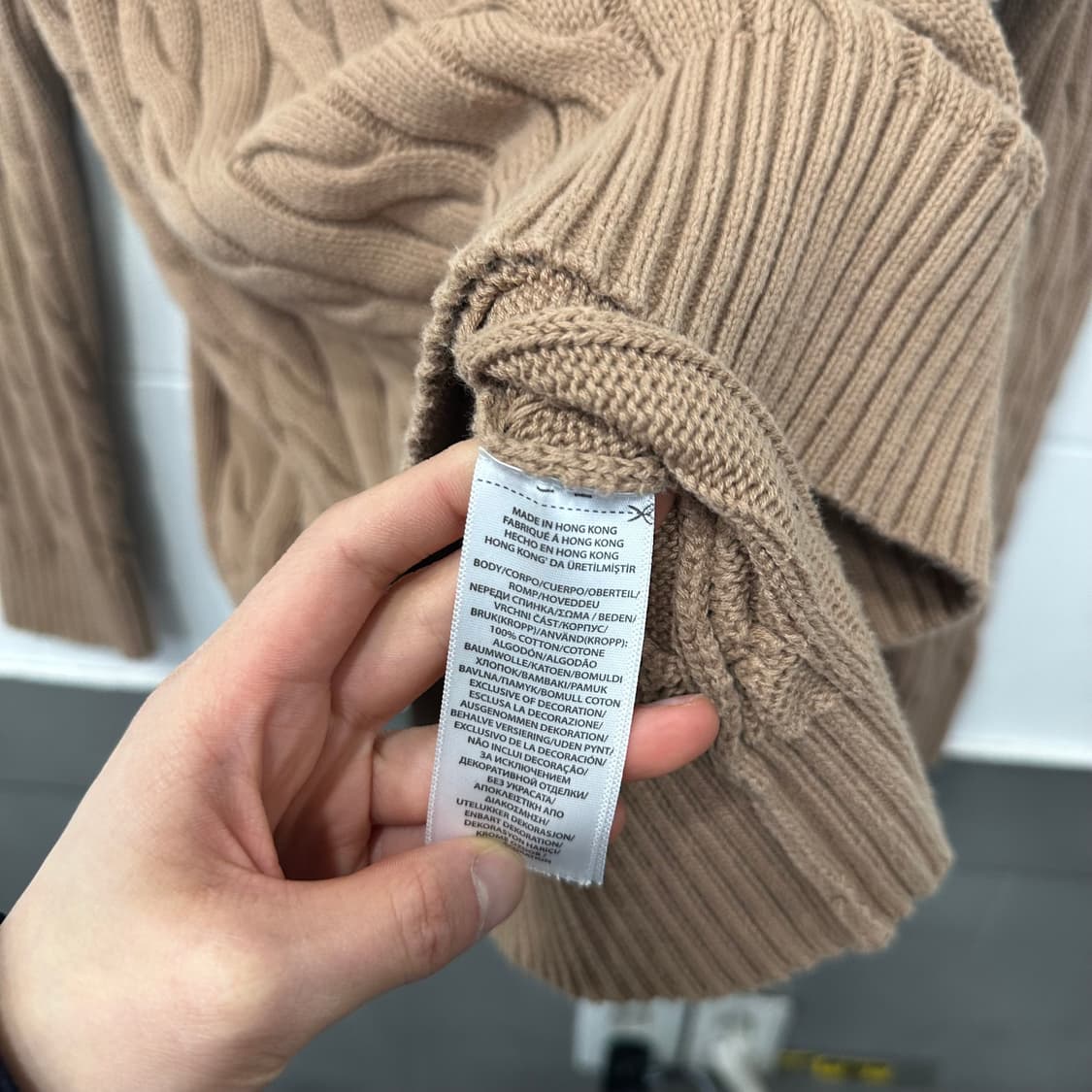 폴로 랄프로렌 꽈배기 니트 상품이미지4