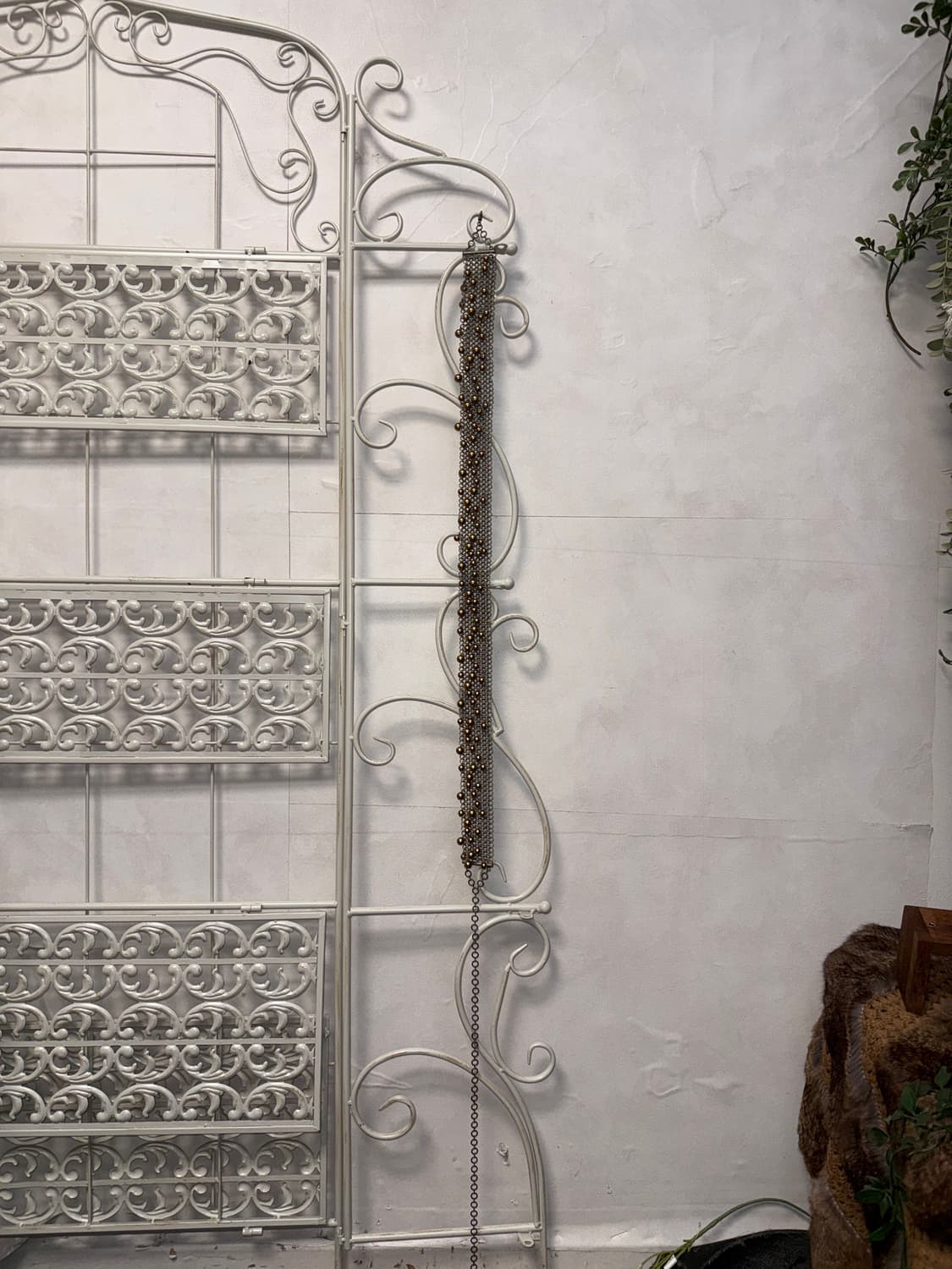 Bold antique gold ball chain belt  상품이미지3