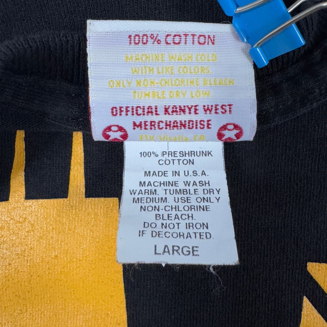 빈티지 2004 Kanye West 칸예웨스트 컬리지드랍아웃 티셔츠 상품이미지6