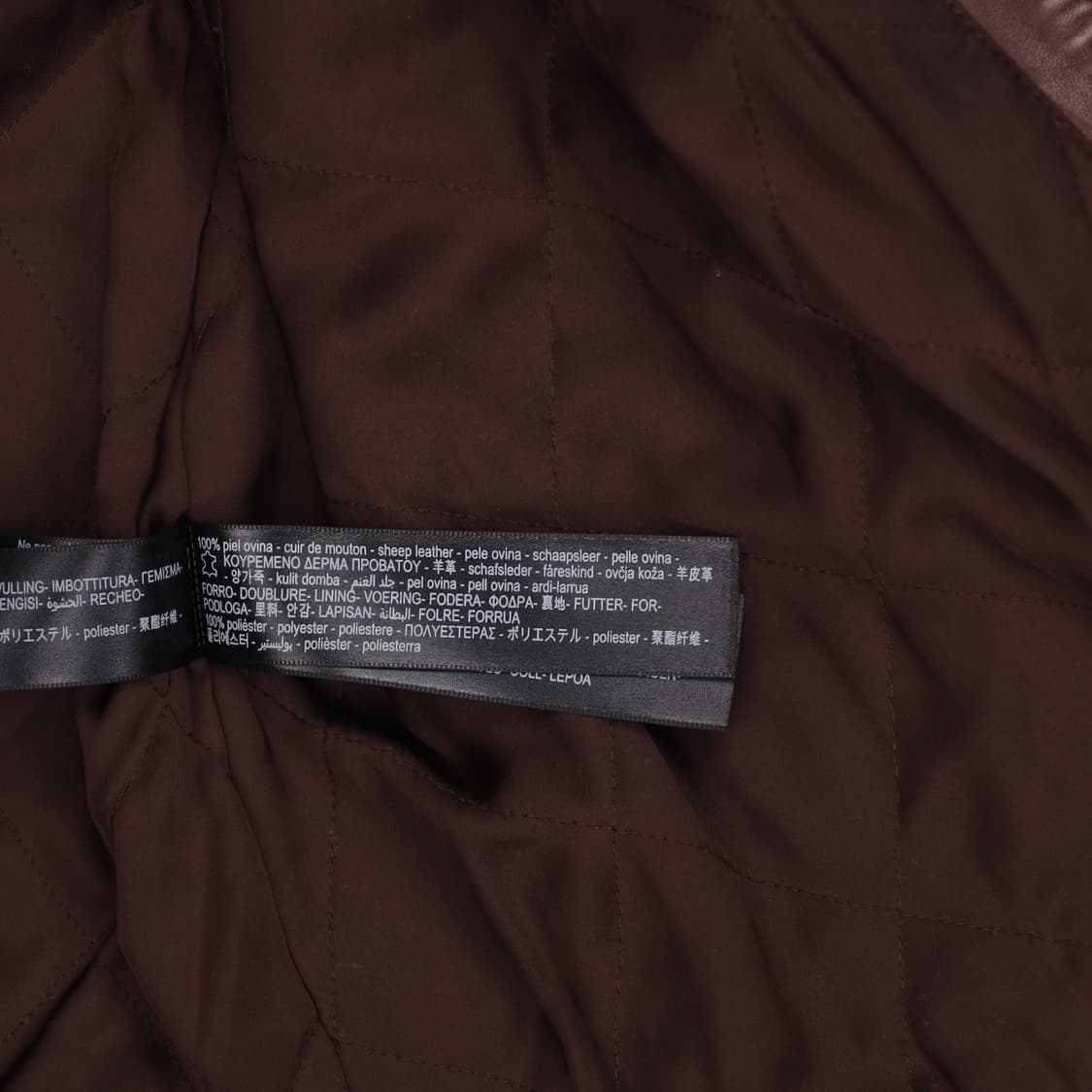 XL 마시모두띠 퍼 양가죽 라이더 자켓 브라운 4218 상품이미지8