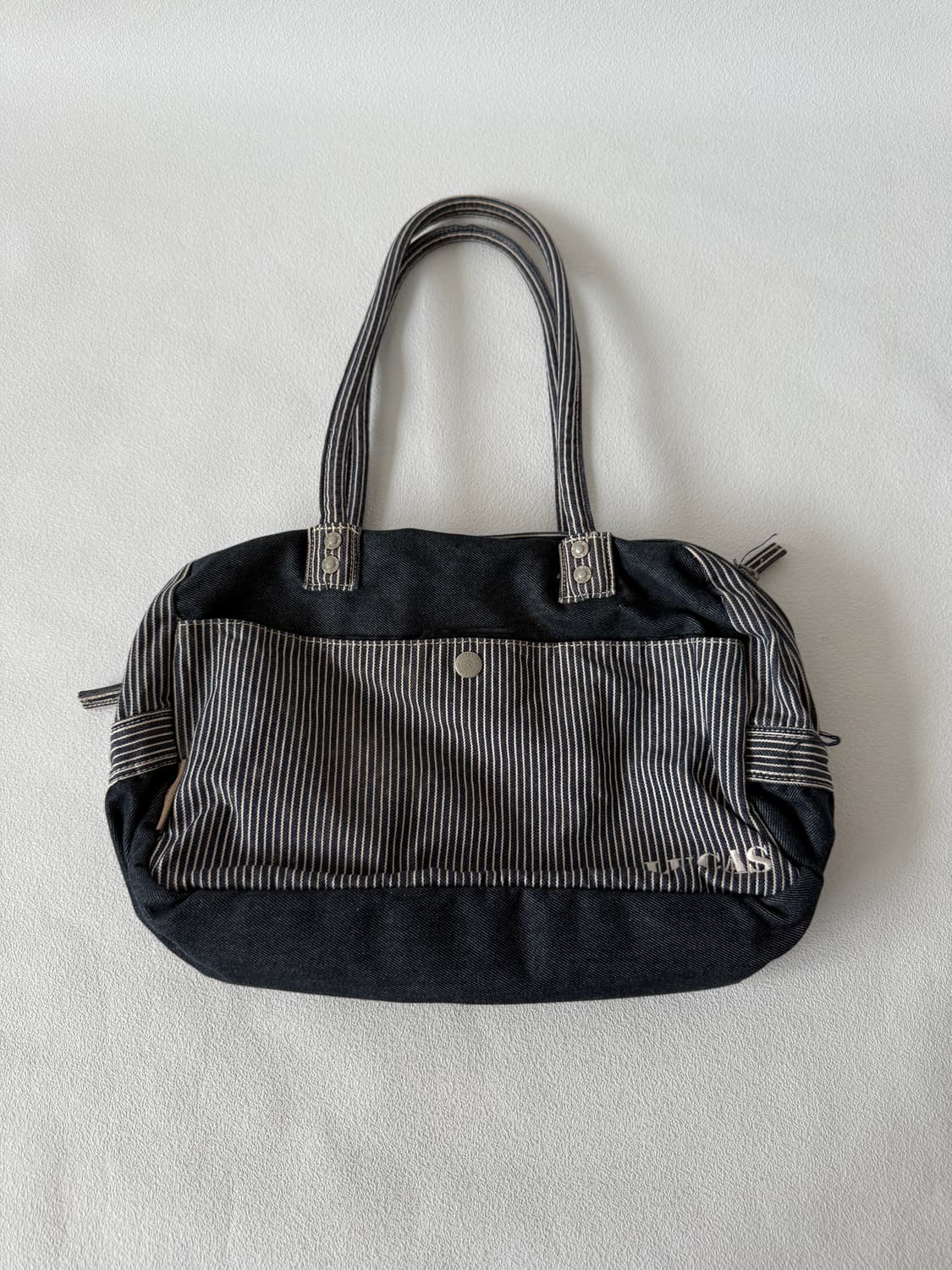 LUCAS 히코리 데님 숄더백 상품이미지5