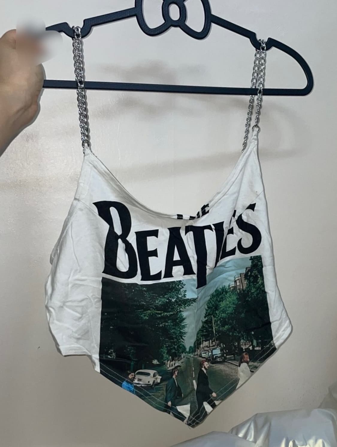 엘에이 빈티지 비틀즈 체인 크롭 나시 민소매 상품이미지1