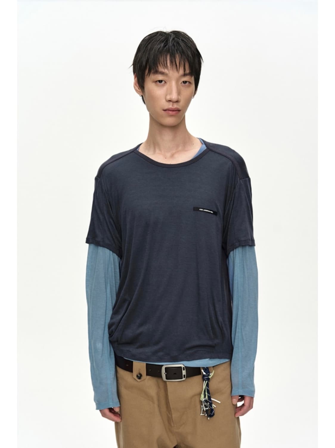 앤더슨벨 레이어드 티셔츠 (M) 상품이미지1