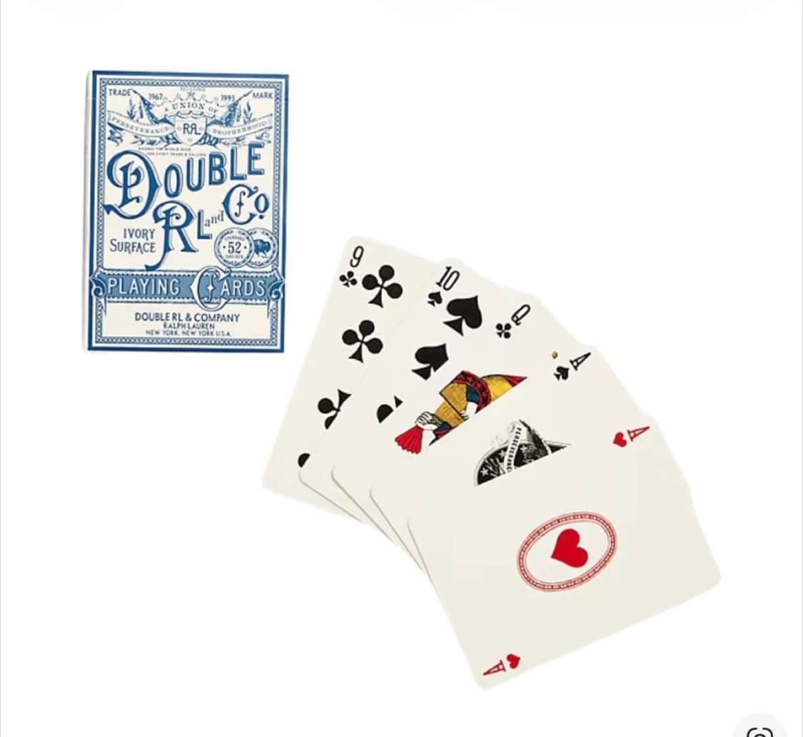 rrl 더블알엘 플레잉 카드 + 파우치 + 쇼핑백 상품이미지2