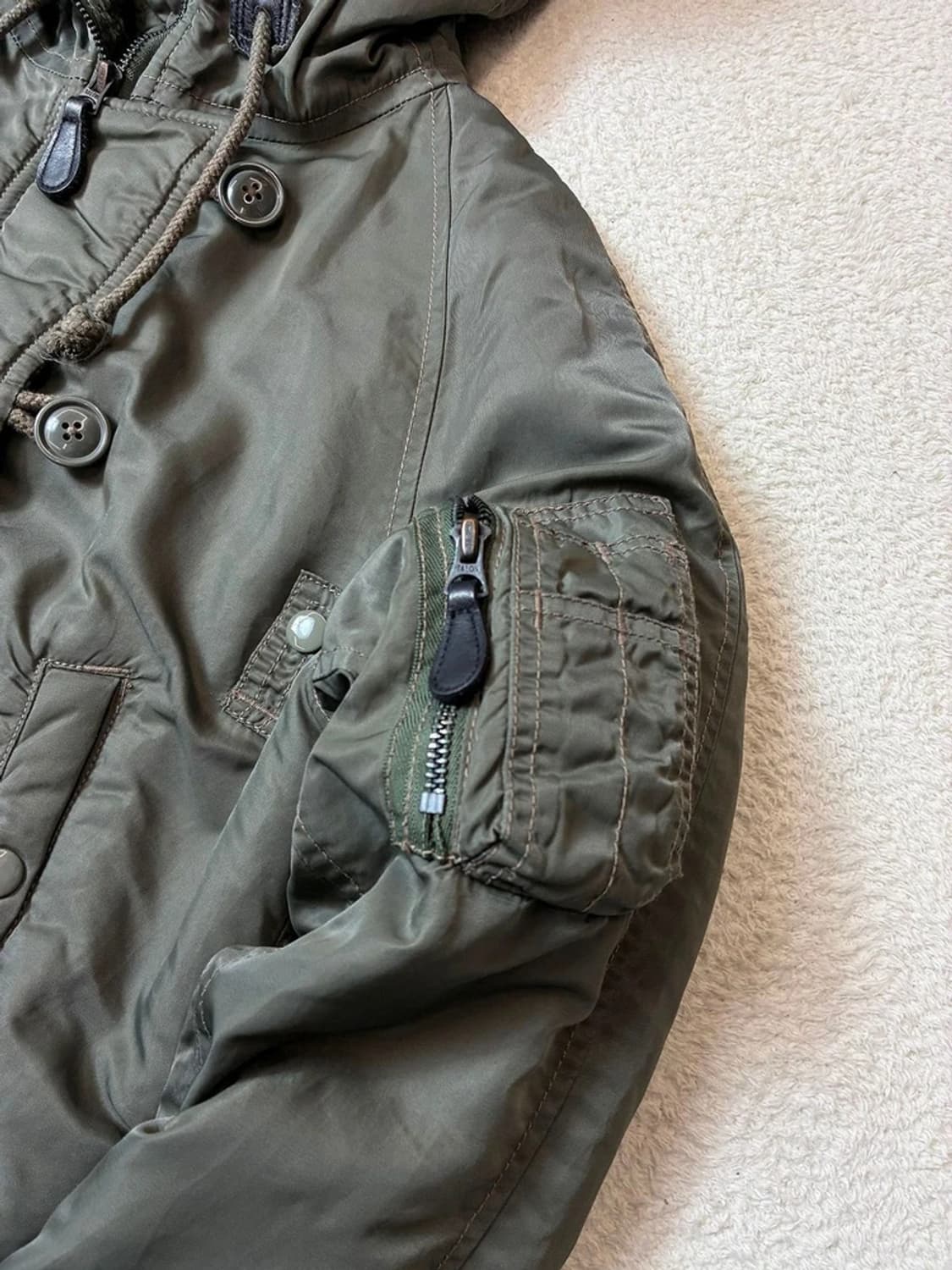 데님앤서플라이 00's N-2B 플라이트 후디 자켓 PN6886 상품이미지5