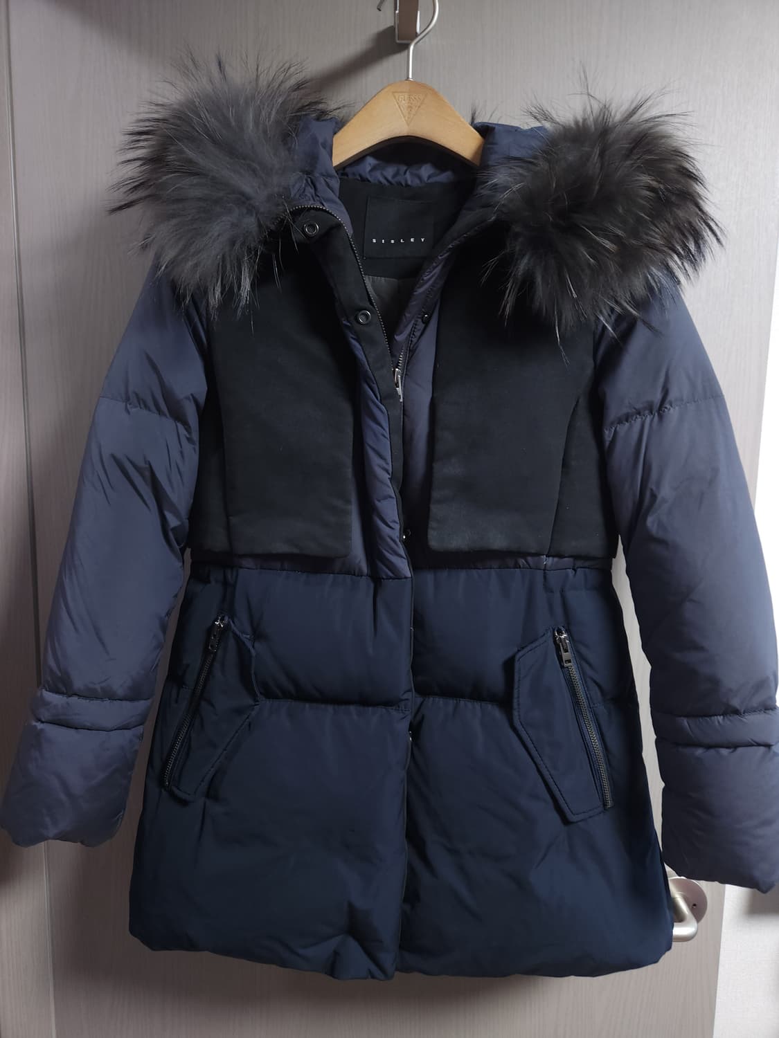 시슬리 오리털 패딩, 42사이즈(90) 상품이미지1