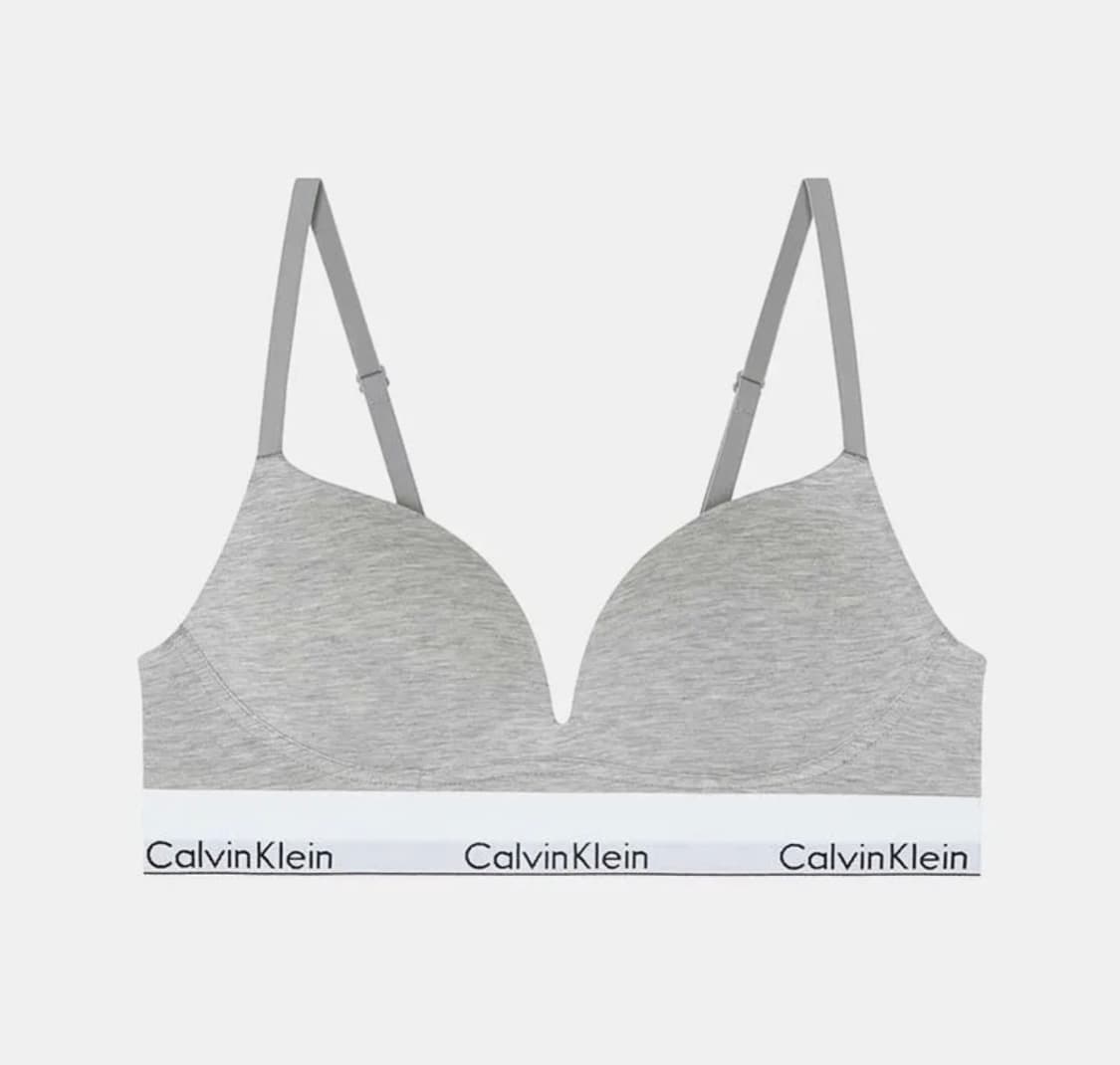 캘빈클라인 여성 아이콘 코튼 모달 AF 푸쉬업 브라 상품이미지2