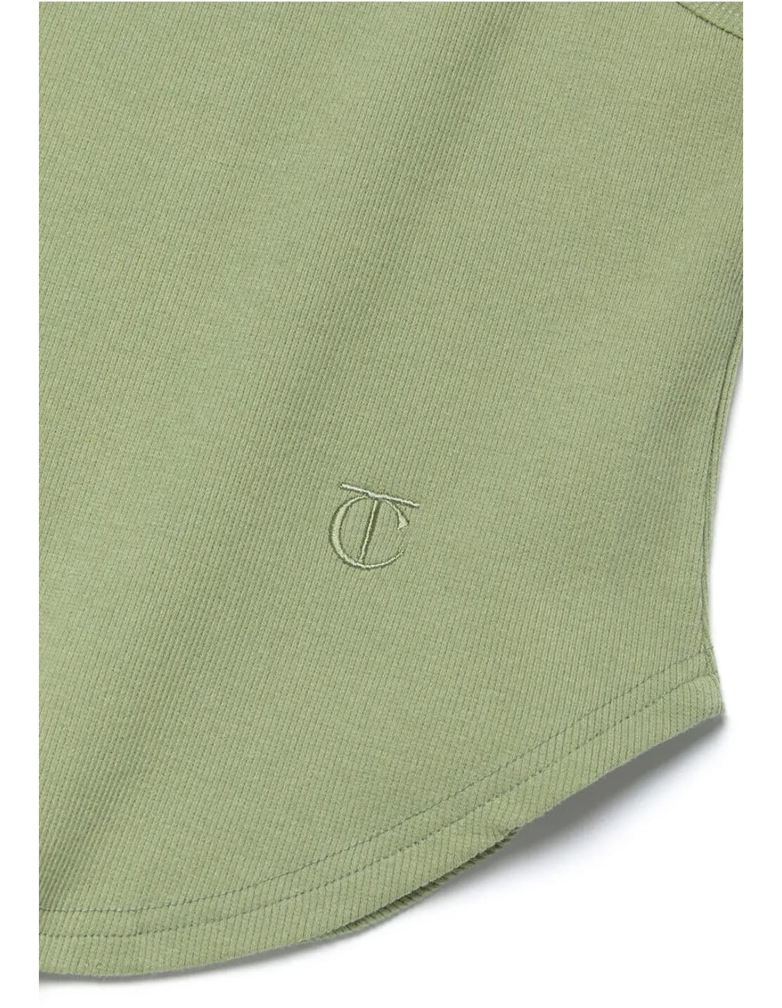 커렌트 심볼 립 슬리브리스 카키 베이지 상품이미지6