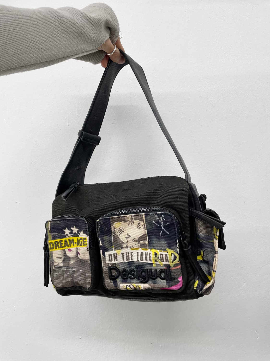 데시구알 일러스트 포켓 숄더백  상품이미지5