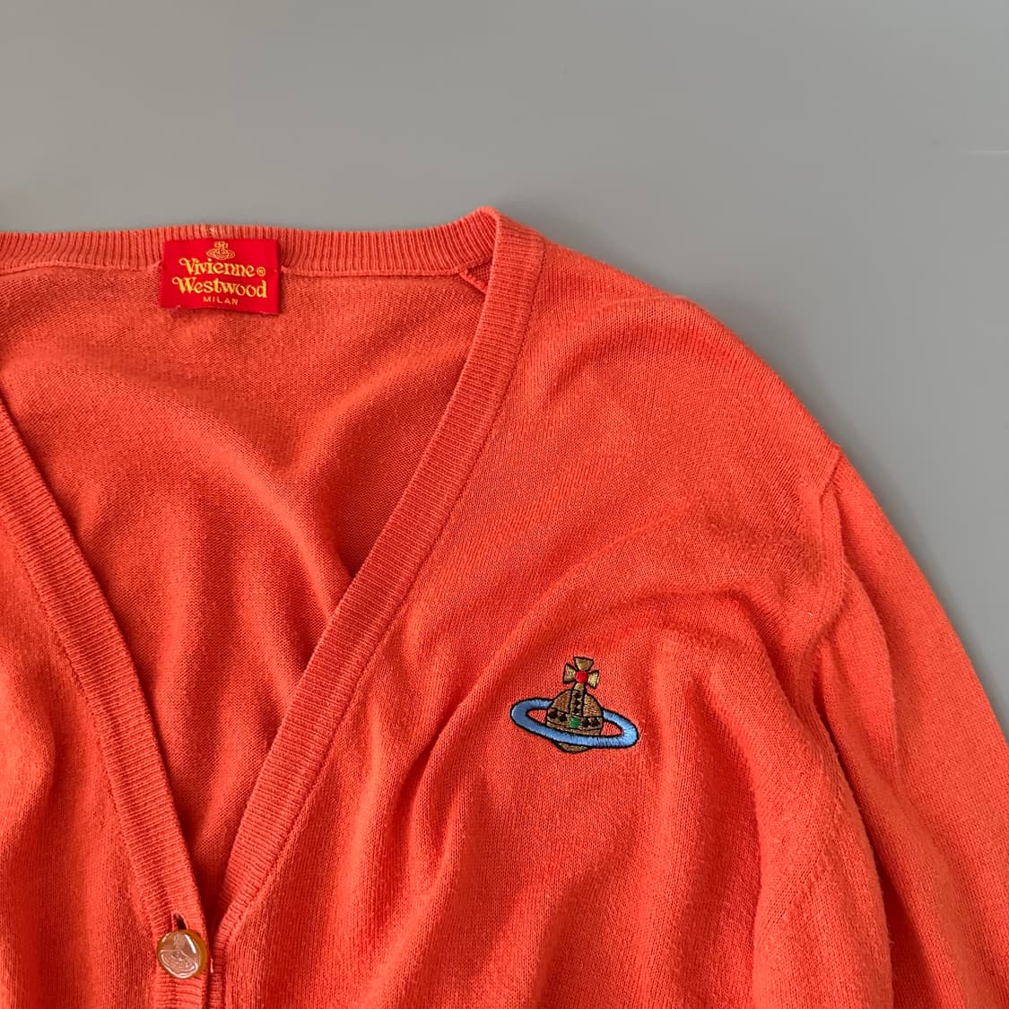 비비안웨스트우드 레드라벨 orb로고 가디건 상품이미지5