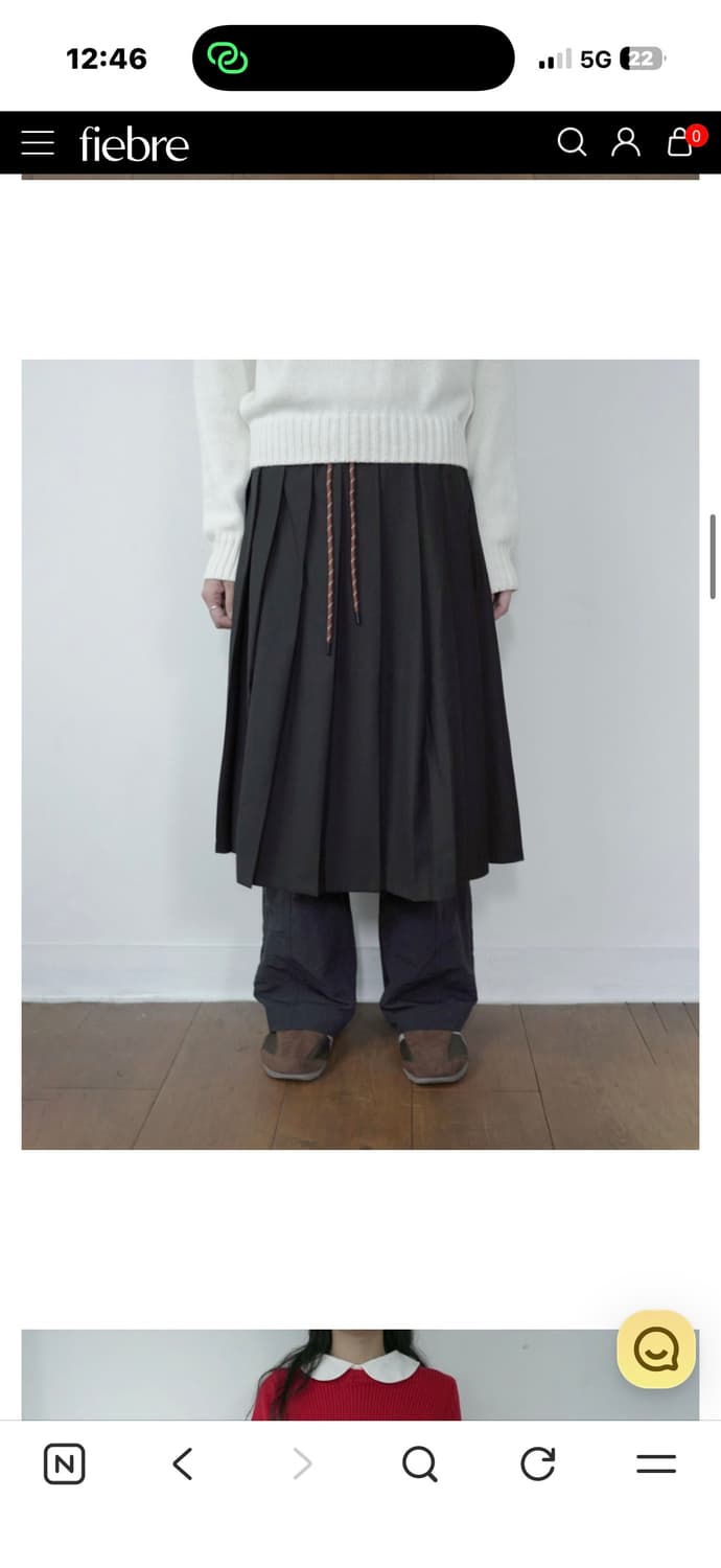 피에브레 스커트 새 상품 상품이미지1