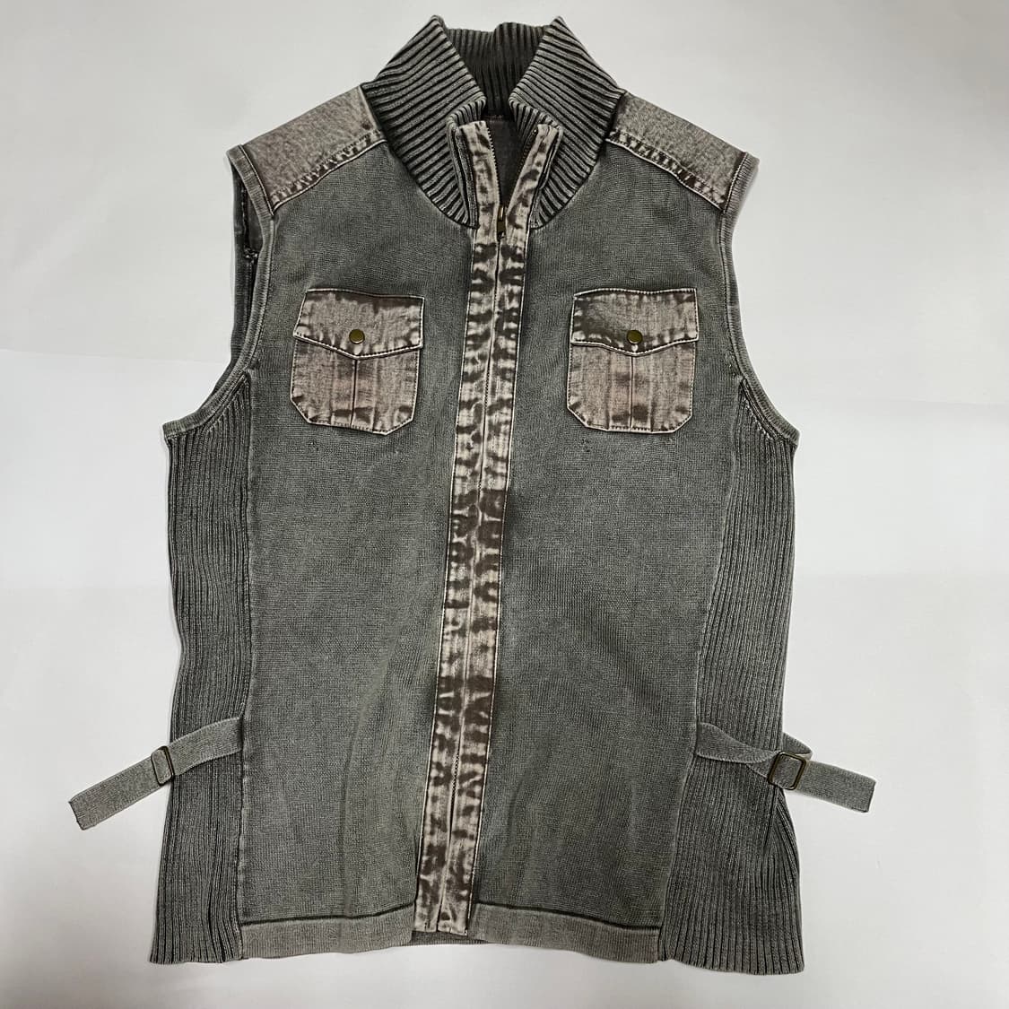 Shop 502 y2k 페어리 그런지 포켓 집업 나시 상품이미지3